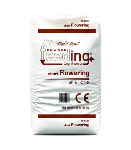 Green House Feeding, Short Flowering, Pulverdünger, 25 kg