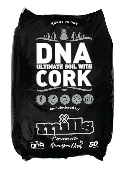 DNA/Mills Soil & Cork, Erdsubstrat, 50 L
