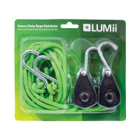 LUMii Rope Ratchet bis 65 kg Seilzugratschen, Light...